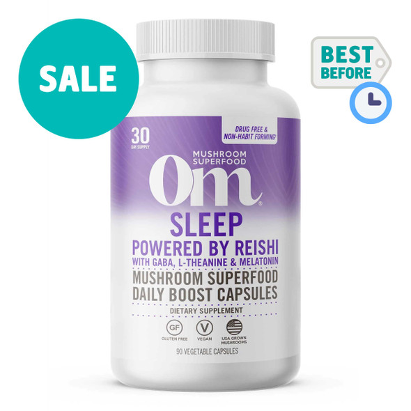 Om Mushroom Superfood Sleep Mushroom Capsules 30 Servings