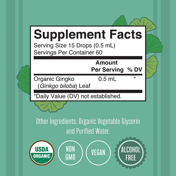 Maryruth Organics Organic Ginkgo Leaf Liquid Drops