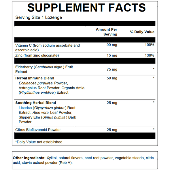 PlantFusion Vegan Complete Immune Support 60 Vegan Lozenges