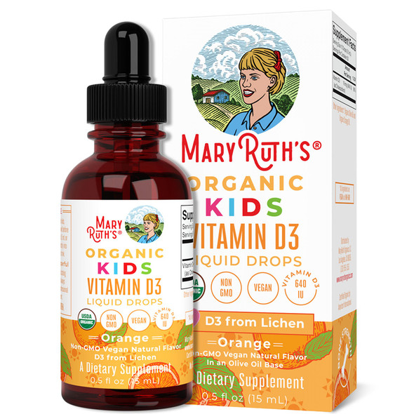 MaryRuth Organics Organic Kids Vitamin D Liquid Drops