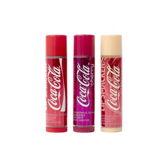 Lip Smacker Coca Cola Cherry Coca Cola Vanillnd Original Coca Cola Trio Lip Balm Set