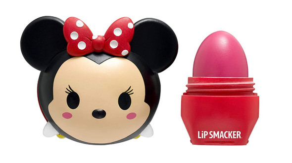 Lip Smacker Disney Minnie Mouse Tsum Tsum Flavored Lip Balm Minnie Strawberry Lollipop Clear For Kids