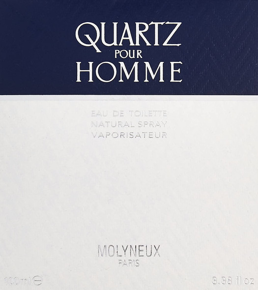 Quartz Pour Homme By Molyneux Eaudetoilette Spray 3.3 Ounce multi QU13M