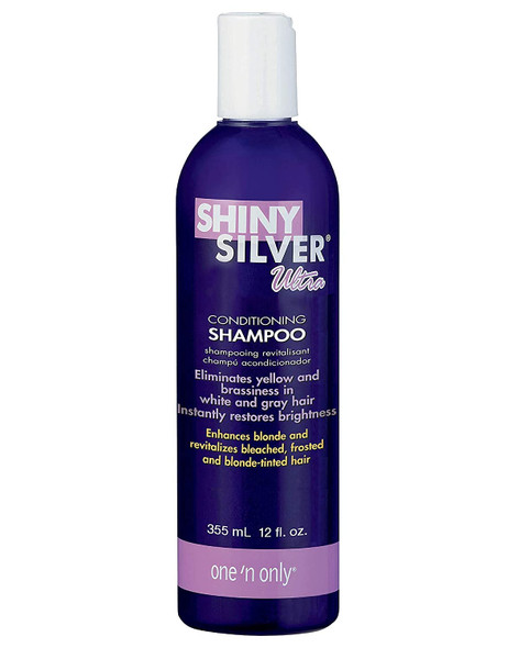 One n Only Shiny Silver Ultra Conditioning Shampoo Protects Hair Color  12 Oz