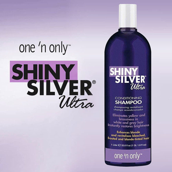 One n Only Shiny Silver Ultra Conditioning Shampoo 1 Liter
