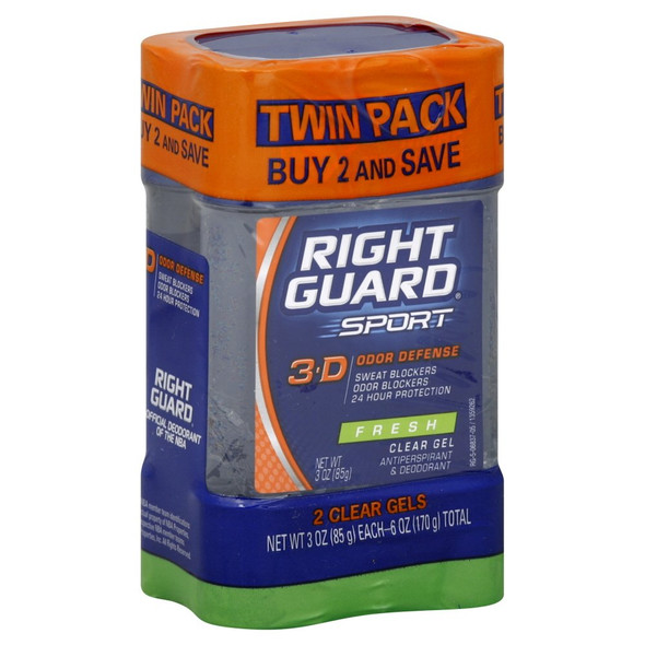 Right Guard Sport Fresh Clear Gel Antiperspirant  Deodorant 23 oz. Pack