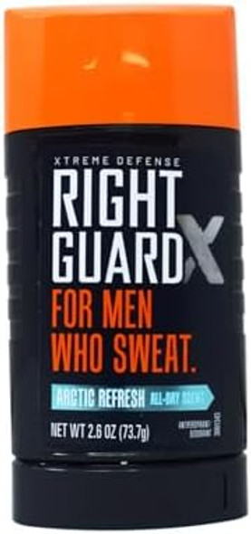Right Guard Xtreme Defense 5 Arctic Refresh Antiperspirant Solid 2.6 Ounces Each Twin Pack