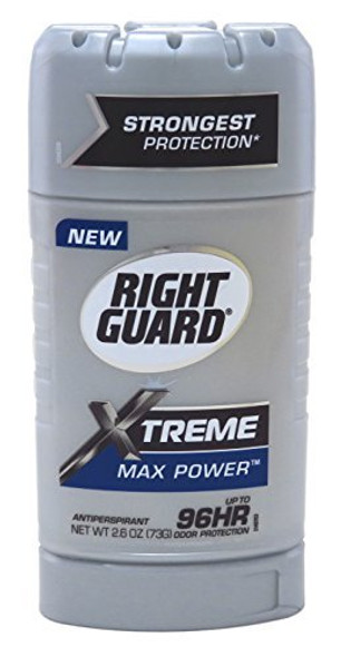 Right Guard Xtreme 2.6 Ounce Max Power Solid 76ml 2 Pack