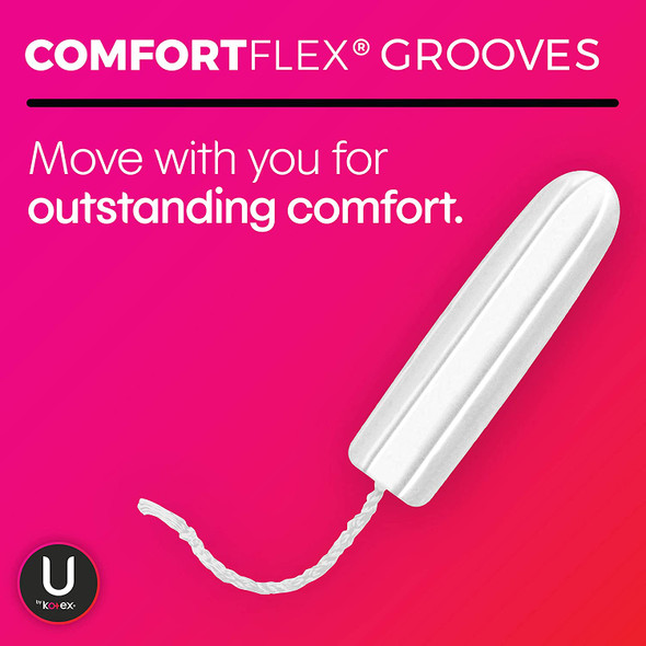 U by Kotex Click Compact Tampons Super Plus Absorbency Unscented 16 Count