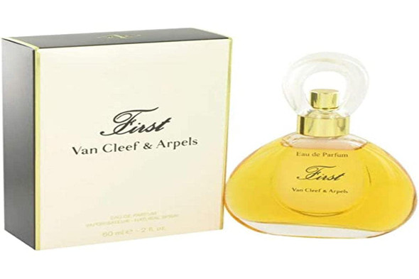 Van Cleef  Arpels First Eau De Parfum Spray for Women 3.3 Fl Ounce Yellow