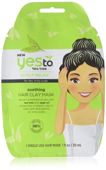 YES TO Tea Tree Soothing Clay Hair Mask SGU 30 ml