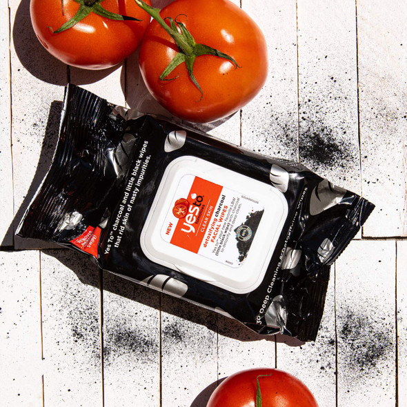 Yes To Tomatoes Blemish Clearing Facial Wipes Reducing Appearance Of Oil  Blackheads Cleanses Without OverDrying With Salicylic Acid  Antioxidants Natural Vegan  Cruelty Free 30 Count