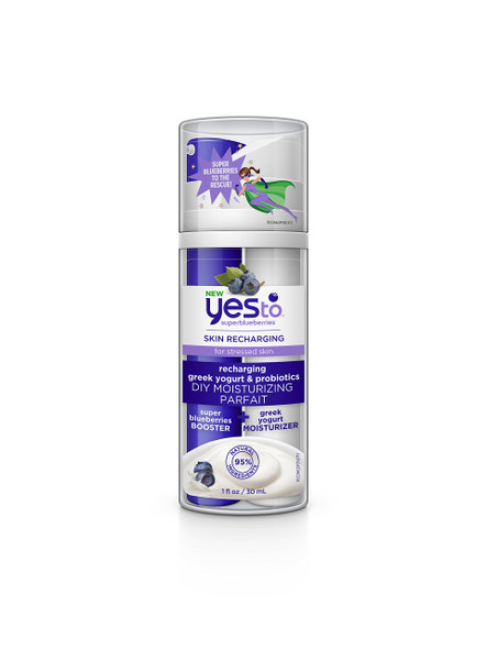 Yes To Super Blueberries Recharging Yogurt  Probiotics Diy Moisturizing Parfait 1 Fluid Ounce