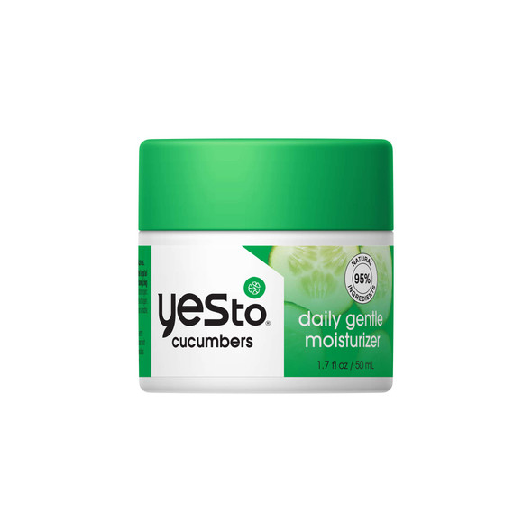 Yes To Cucumbers Sooth And Calming Daily Gentle Moisturizer For Sensitive Skin With Aloe And Sweet Almond Oil 1.7 Fl Oz