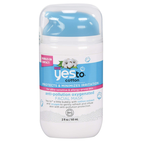 Yes To Cotton Oxygenated Facial Mask 2 fl oz pack of 1