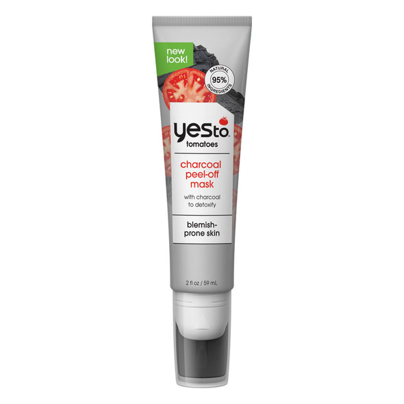 Yes To Tomatoes Detoxifying Charcoal Peel Off Face Mask 2 Fl.Oz