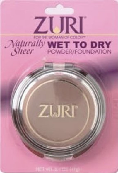 Zuri Naturally Sheer Wet To Dry Pressed Powder  Willow Soft