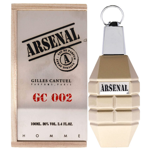 Gilles Cantuel Arsenal GC 002 Men EDP Spray 3.4 oz