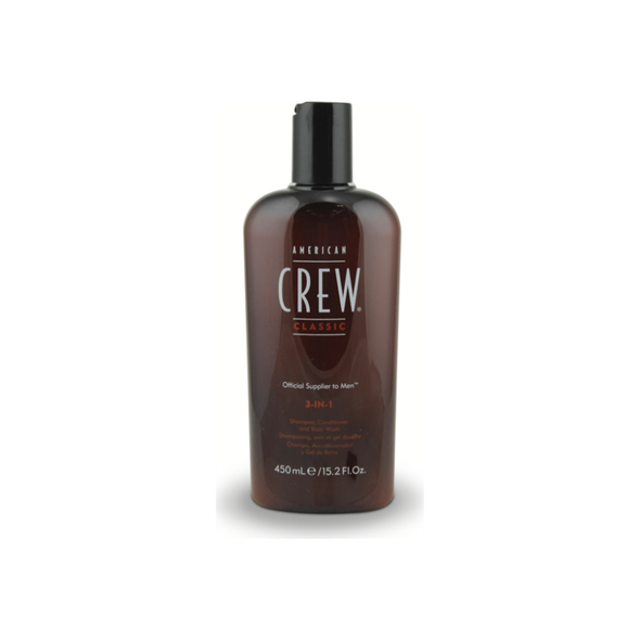 American Crew Classic 3-in-1 Shampoo, Conditioner & Body Wash, 15.2 oz