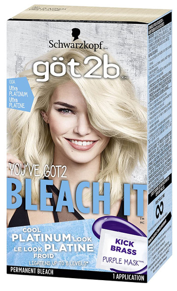 Got2b Bleach It Permanent Hair Color 00A Ultra Platinum