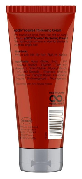 Got 2B Boosted Thickening Cream 6 Ounce Pack of 2