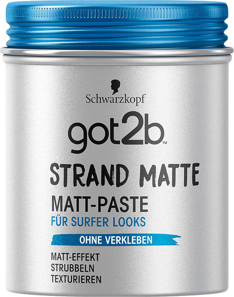 Schwarzkopf got2b Beach Matte Paste Surfer Look 100 ml