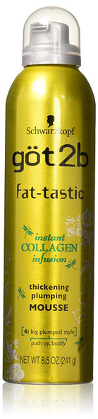 got2b fattastic Instant Collagen Infusion Mousse 8.50 oz Pack of 2