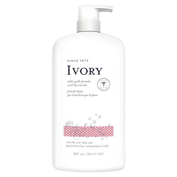 Ivory Body Wash Water Lily Scent Wash 30 oz