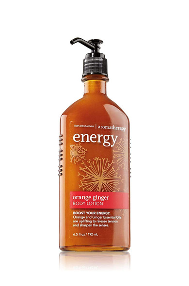 Bath and Body Works Aromatherapy Body Lotion Energy - Orange Ginger - 6.5 fl oz / 192 mL by Bath & Body Works
