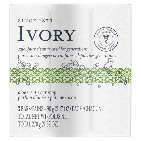 Simply Ivory Aloe Bath Bar by Ivory 3 Count