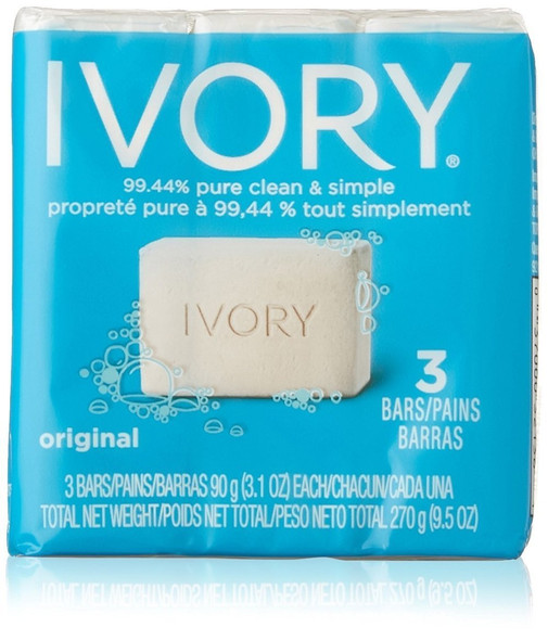 Ivory Bar Soap 3.1 oz bars 3 ea Pack of 10