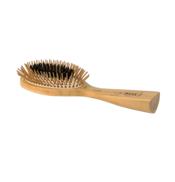 Bass Brushes Semi Oval Wild Boar Hair Brush