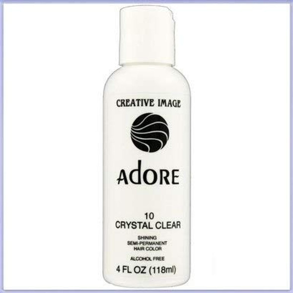 Rinse Out Semipermanent Hair Colour Crystal Clear10 118Ml By Adore