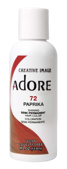 Adore SemiPermanent Haircolor 072 Paprika 4 Ounce 118ml 2 Pack