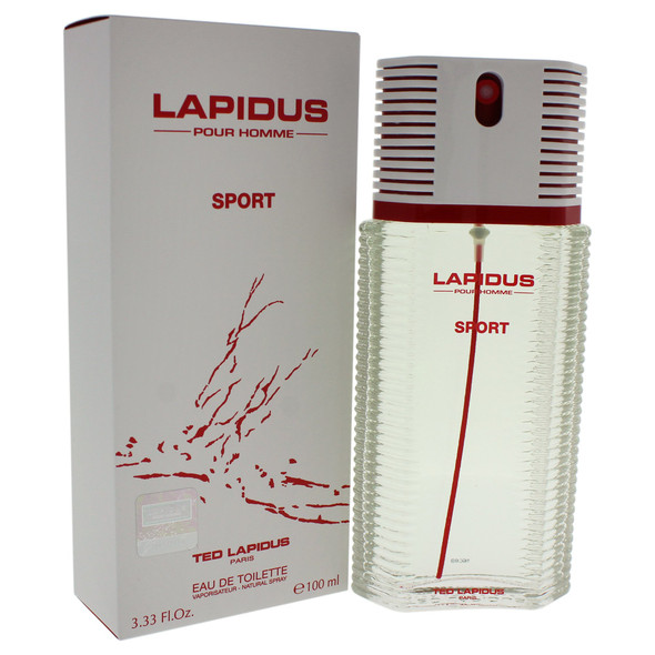 Ted Lapidus Pour Homme Sport Eau de Toilette Spray for Men 3.33 Ounce