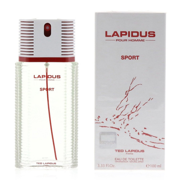 Ted Lapidus Pour Homme Sport Eau de Toilette Spray for Men 3.33 Ounce