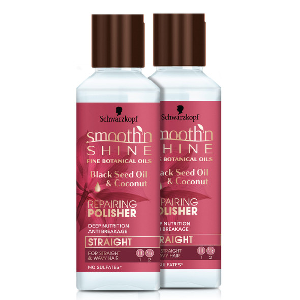 Smooth n Shine Straight Repair Polisher for Straight Hair 5 Ounce 2 Count