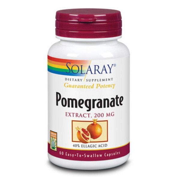 Solaray Pomegranate Extract, 200 mg | 60 Count