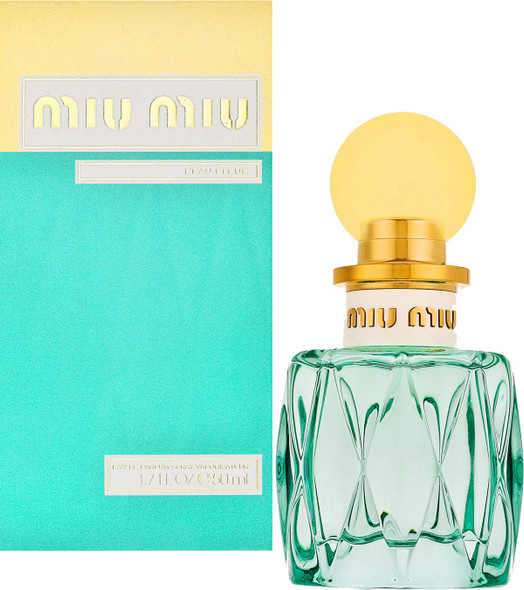 Miu Miu Leau Bleue 50ml Eau De Parfum Fragrance Spray For Her