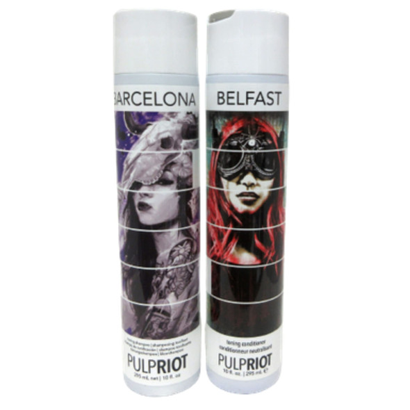 Pulp Riot  Barcelona  Belfast 10 fl oz  Shampoo and Conditioner 2pack