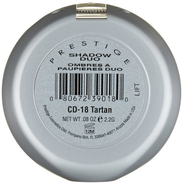 Prestige Cosmetics Shadow Duo Tartan 0.08 Ounce