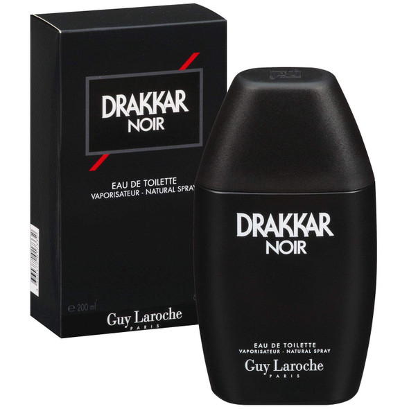 Guy Laroche Drakkar Noir Eau De Toilette for Men 6.7 Ounce Vaporisateur  Natural Spray