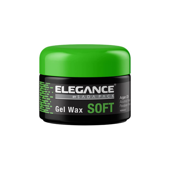 Elegance Hair Styling Gel Wax With Argon Oil Soft Hold 3.38 Oz