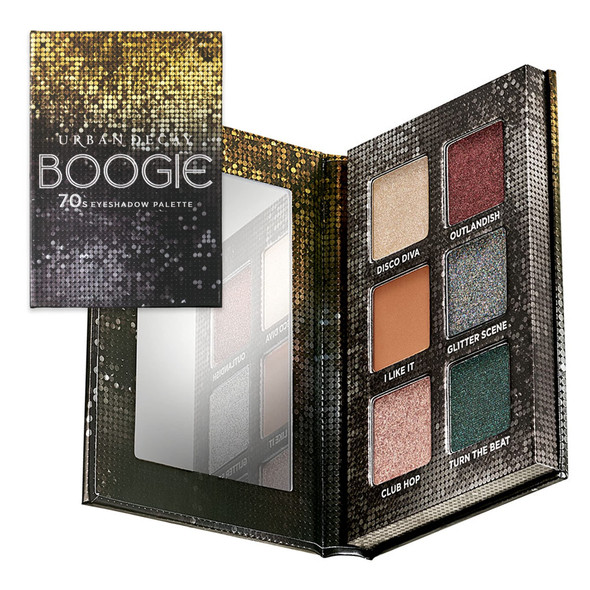 Urban Decay Decades Mini Eyeshadow Palette  HighPigment Buildable Blendable  Matte Metallic  Shimmer Shades Inspired by 70s Disco Boogie