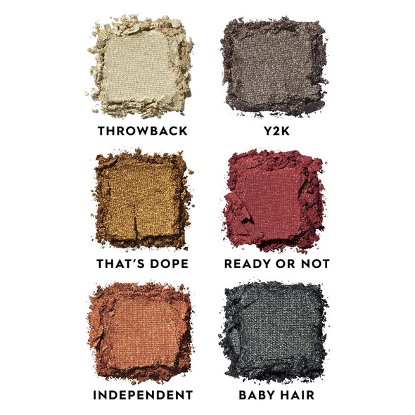 Urban Decay Decades Mini Eyeshadow Palette  HighPigment Buildable Blendable Color  Matte Metallic  Shimmer Shades Inspired by Early 2000s Hip Hop Soundtrack