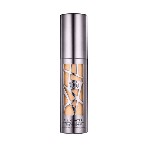 Urban Decay All Nighter Liquid Foundation 1.0 Fair Bisque  Flawless Full Coverage for Oily  Combination Skin  Matte Finish  Waterproof  TransferResistant  1.0 fl oz