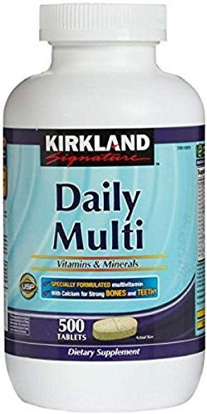 Kirkland Signature Daily Multi Vitamins  Minerals 500 Tablets