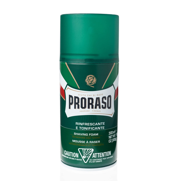 Proraso Shaving Foam Refreshing  10.3 Oz