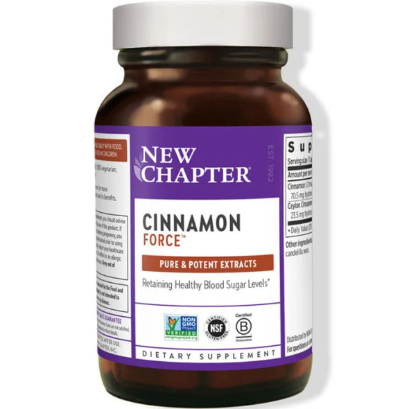 New Chapter Cinnamon Force 30 Veg Capsules