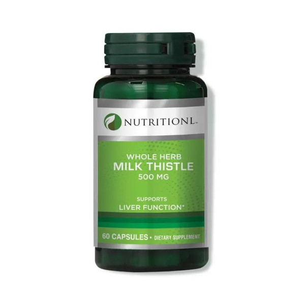 Nutritionl Milk Thistle 500mg Caps 60's